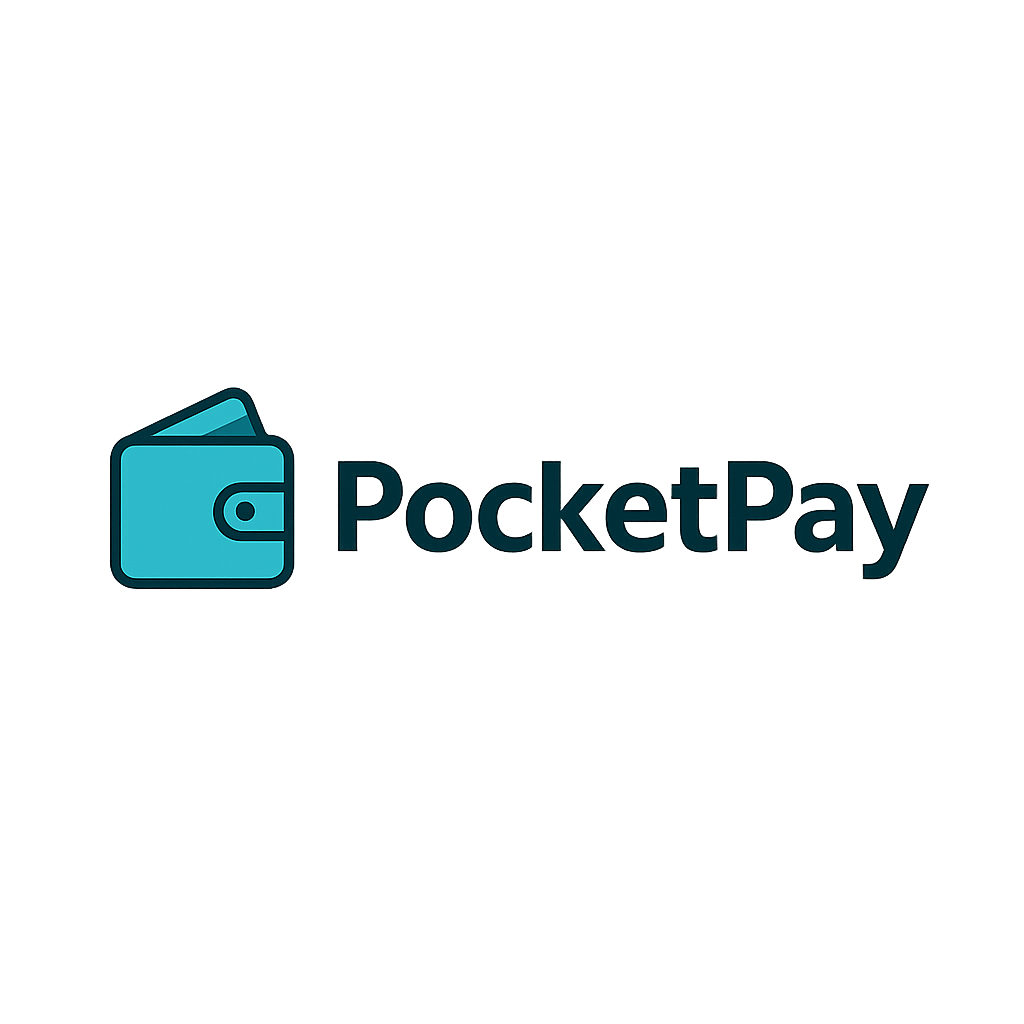 PocketPay logo – secure wallet top-up platform